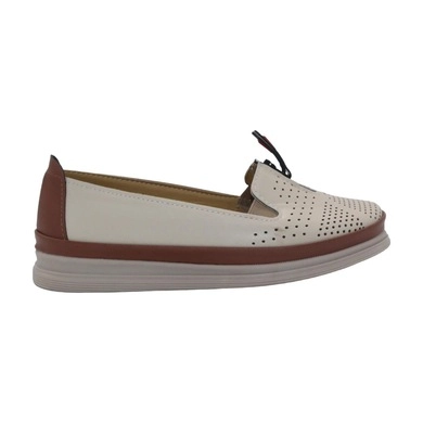 Mergenshoes Esa 029 Bej Rahat Taban Kadın Günlük Ayakkabı