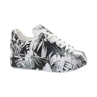 Mergenshoes 0330 Beyaz Füme Dikişli Günlük Kadın Spor Ayakkabı