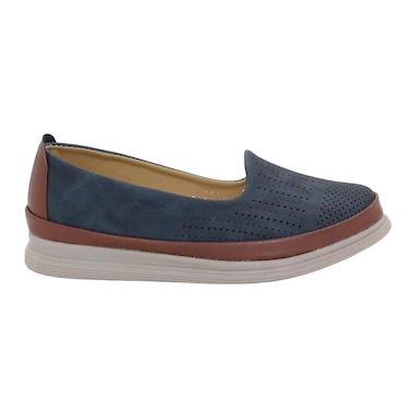 Mergenshoes Esa 031 Lacivert Rahat Taban Kadın Günlük Ayakkabı