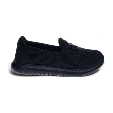 Mergenshoes Flx Siyah Günlük Fileli Kadın Babet Spor Ayakkabı