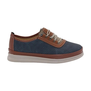 Mergenshoes Esa T033 Lacivert Rahat Taban Kadın Günlük Ayakkabı