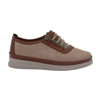 Mergenshoes Esa T033 Nude Rahat Taban Kadın Günlük Ayakkabı