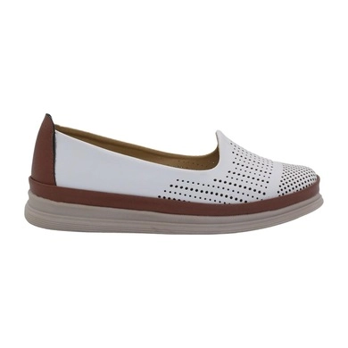 Mergenshoes Esa 031 Beyaz Rahat Taban Kadın Günlük Ayakkabı