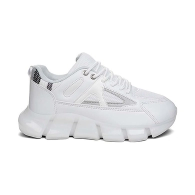 Mergenshoes Flt Beyaz Parçalı Topuk Günlük Kadın Spor Ayakkabı