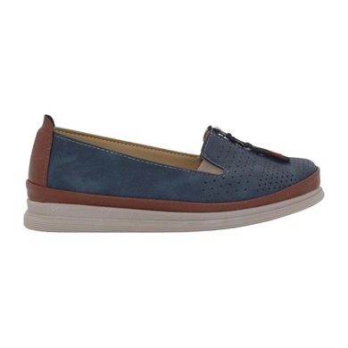 Mergenshoes Ayz A1823 Mavi Rahat Taban Kadın Günlük Ayakkabı