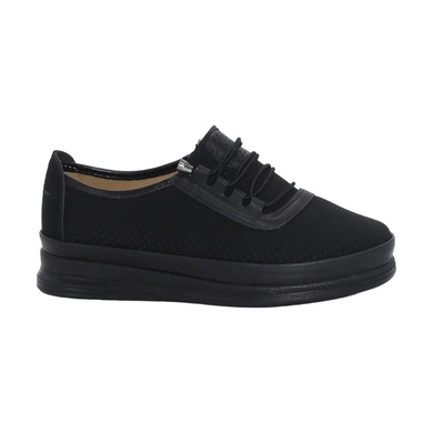 Mergenshoes Esa T033 Siyah Rahat Taban Kadın Günlük Ayakkabı