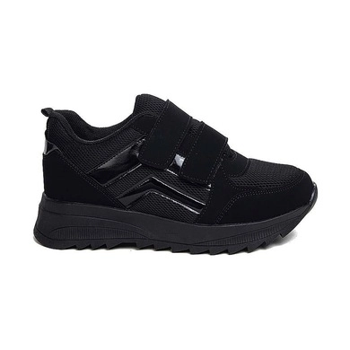Mergenshoes Tmp Siyah Cırtlı Günlük Kadın Spor Ayakkabı