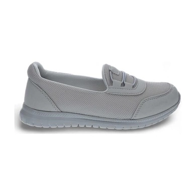 Mergenshoes Flx Buz Gri Günlük Fileli Kadın Babet Spor Ayakkabı