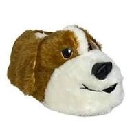 Mergenshoes Unisex TabaS Köpekli Panduf Ev Botu (Taba)