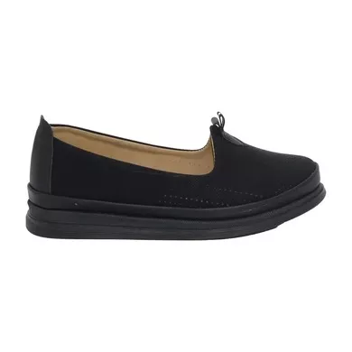 Mergenshoes Esa 030 Siyah Rahat Taban Kadın Günlük Ayakkabı 