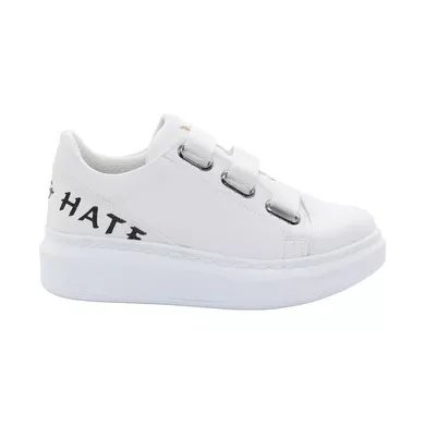 Mergenshoes 0328 Beyaz Dikişli Günlük Kadın Spor Ayakkabı