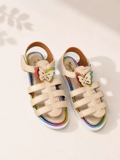 MRGNB981 - Mergenshoes BF983 Bej Renkli Günlük Kız Çocuk