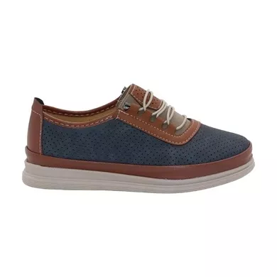 Mergenshoes Esa T033 Lacivert Rahat Taban Kadın Günlük Ayakkabı