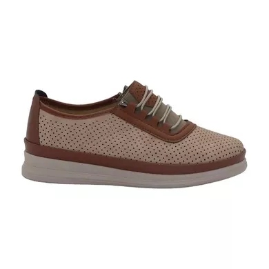 Mergenshoes Esa T033 Nude Rahat Taban Kadın Günlük Ayakkabı