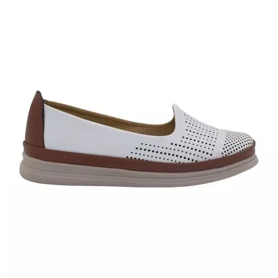 Mergenshoes Esa 031 Beyaz Rahat Taban Kadın Günlük Ayakkabı