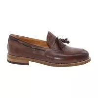 Mergenshoes 0345 Kahve Hakki Deri Püsküllü Günlük Erkek Ayakkabı