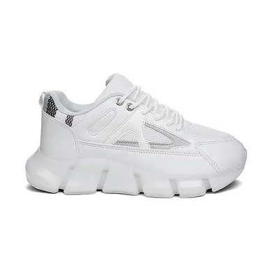 Mergenshoes Flt Beyaz Parçalı Topuk Günlük Kadın Spor Ayakkabı