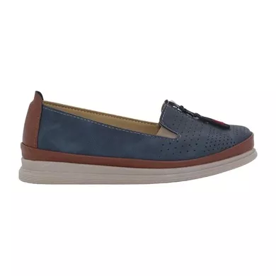 Mergenshoes Ayz A1823 Mavi Rahat Taban Kadın Günlük Ayakkabı