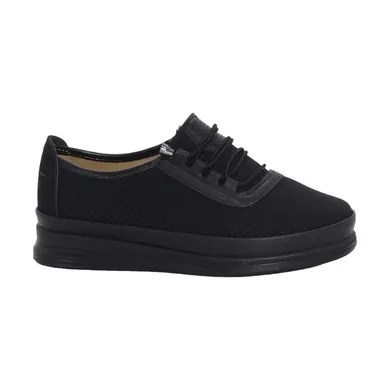 Mergenshoes Esa T033 Siyah Rahat Taban Kadın Günlük Ayakkabı