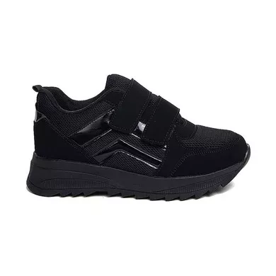 Mergenshoes Tmp Siyah Cırtlı Günlük Kadın Spor Ayakkabı