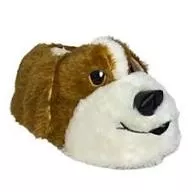 Mergenshoes Unisex TabaS Köpekli Panduf Ev Botu (Taba)