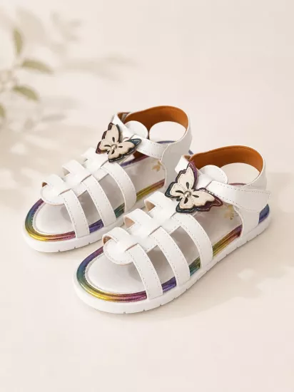 MRGNB984 - Mergenshoes BF984 Beyaz Renkli Günlük Kız Çocuk