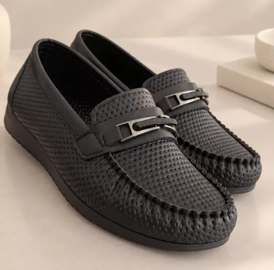 Mergenshoes Srv S465 Siyah Kadın Günlük Babet Ayakkabı