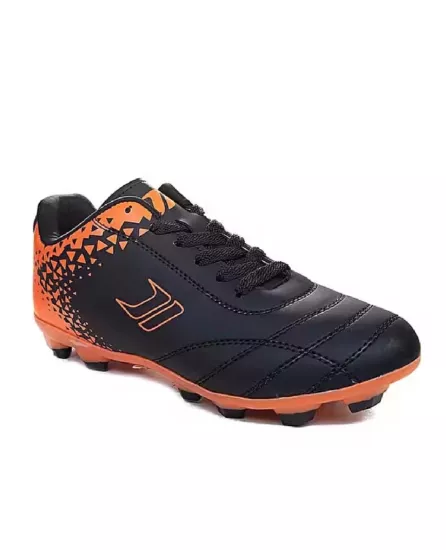 Mergenshoes Hlk Siyah Turuncu Krampon Erkek Futbol Spor Ayakkabı