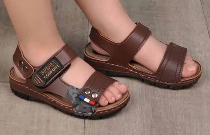 Mergenshoes S21 Kahve Günlük Erkek Çocuk Sandalet Ayakkabı