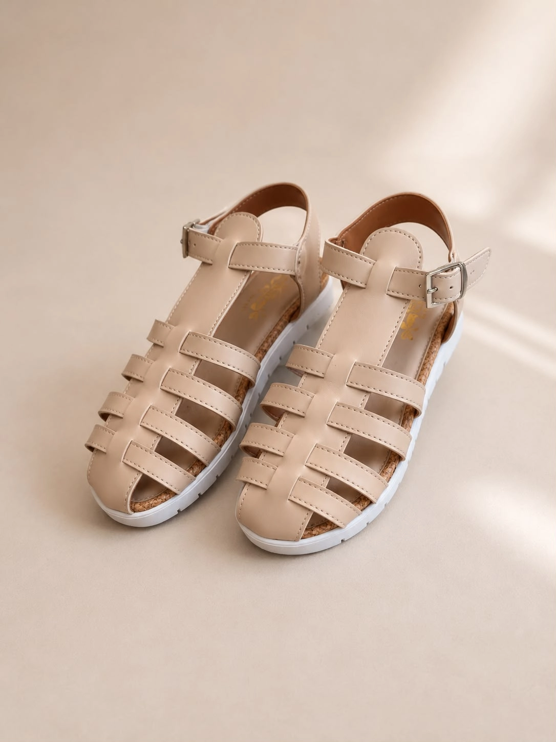  Mergenshoes A2 Ten Önü Kapalı Günlük Kadın Sandalet Ayakkabı