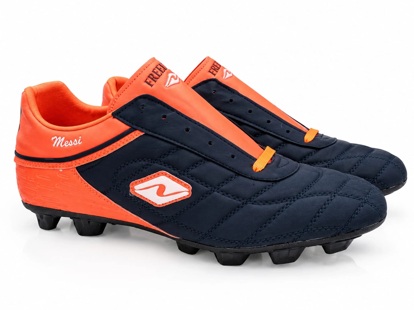 Mergenshoes Lio Turuncu Büyük Numara Erkek Krampon Spor Ayakkabı