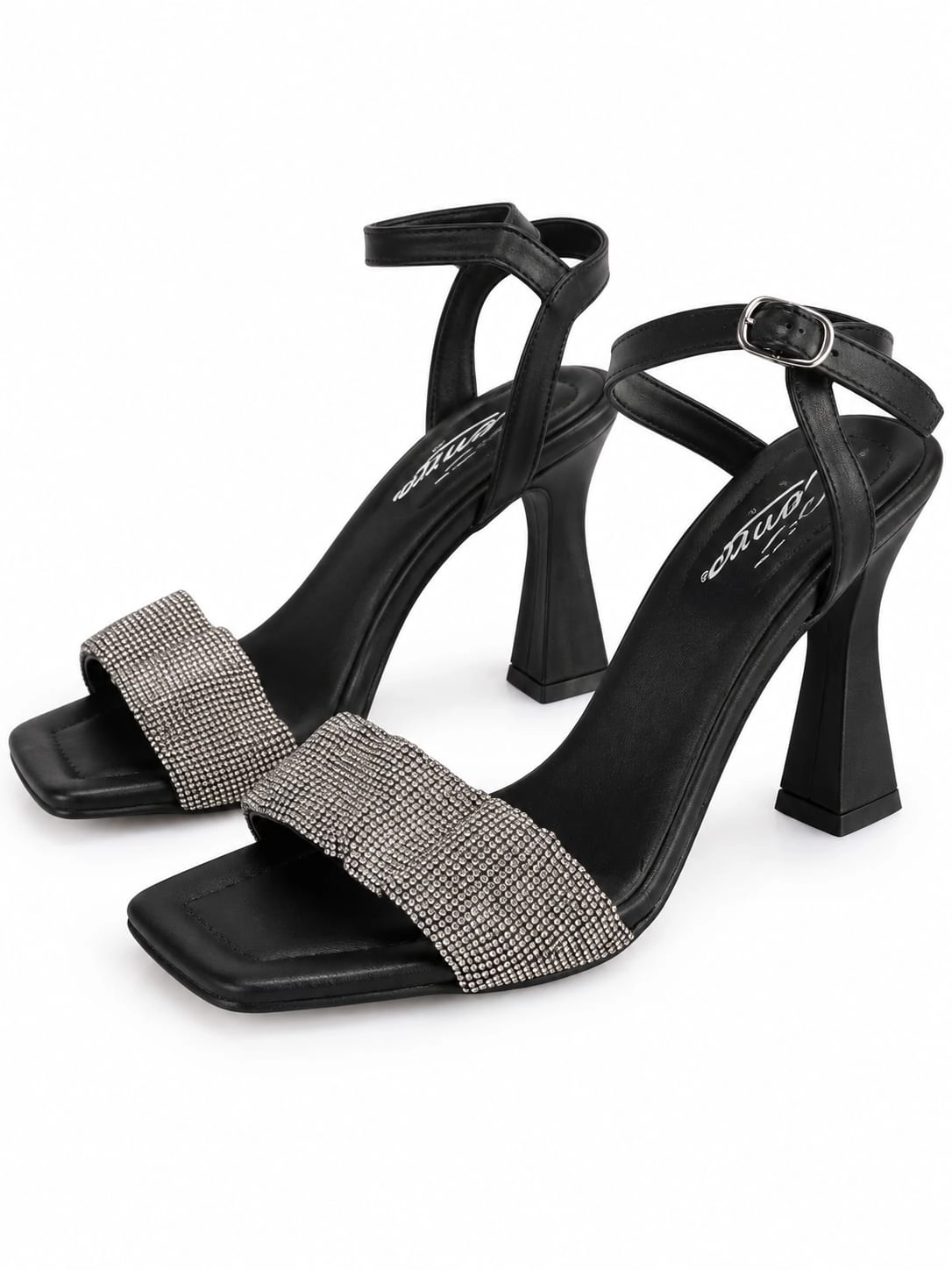 Mergenshoes K036 Siyah Günlük 9 Cm Klasik Topuk Kadın Ayakkabı